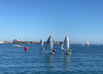 flota vela ligera rcmm La entidad marítima organiza el Trofeo Virgen de la Carmen