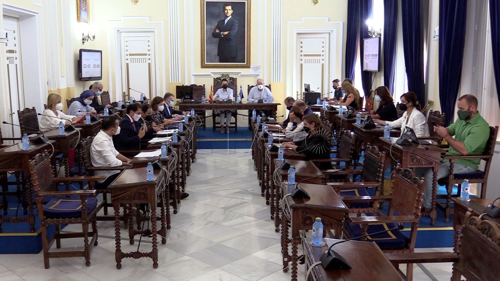 pleno 1 El PP cree que pudo existir una presunta malversación en el contrato de vigilancia