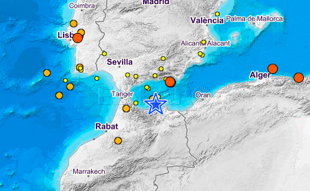 terremoto Un terremoto de 4 en Alborán Sur se siente este domingo en Melilla