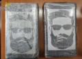 04 Logo identificativo de los paqutes de cocaína La Guardia Civil aprehende 5.000 gramos de hachís y 2,167 kilogramos de cocaína