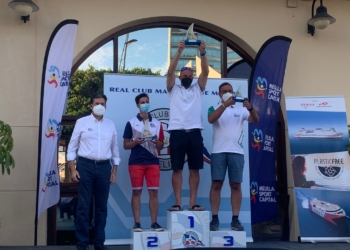 1º raceborad Clausura de la competición de windsurf en el trofeo Club Marítimo Melilla Sport Capital