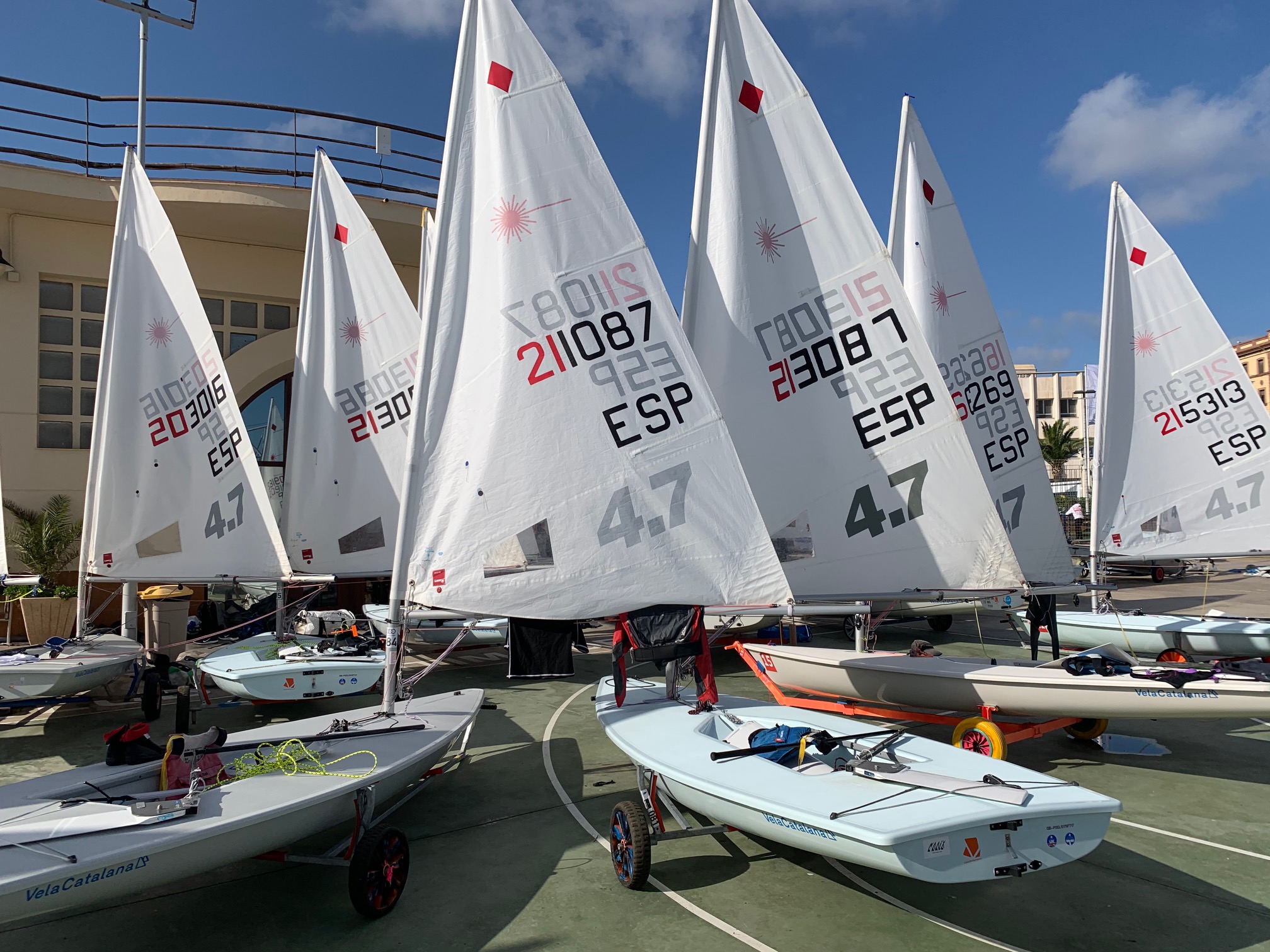 Las flotas de Optimist y de Ilca toman el relevo en la competición
