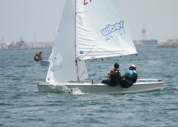 3º general absoluta El podio del Trofeo Club Marítimo MSC de Snipe se resuelve en la última manga