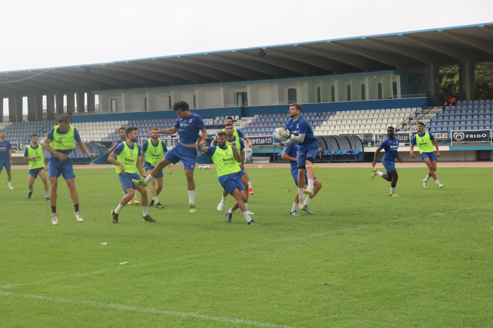 Último entrenamiento antes de partido a los partidos amistosos