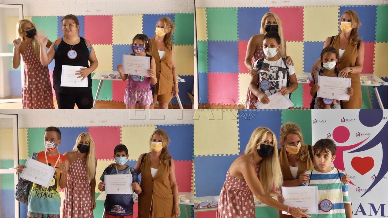teama entrega los diplomas del segundo campamento de verano Teama entrega los diplomas del segundo campamento de verano