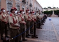 5 3 'Canto a la bandera' en la Comandancia General de Melilla