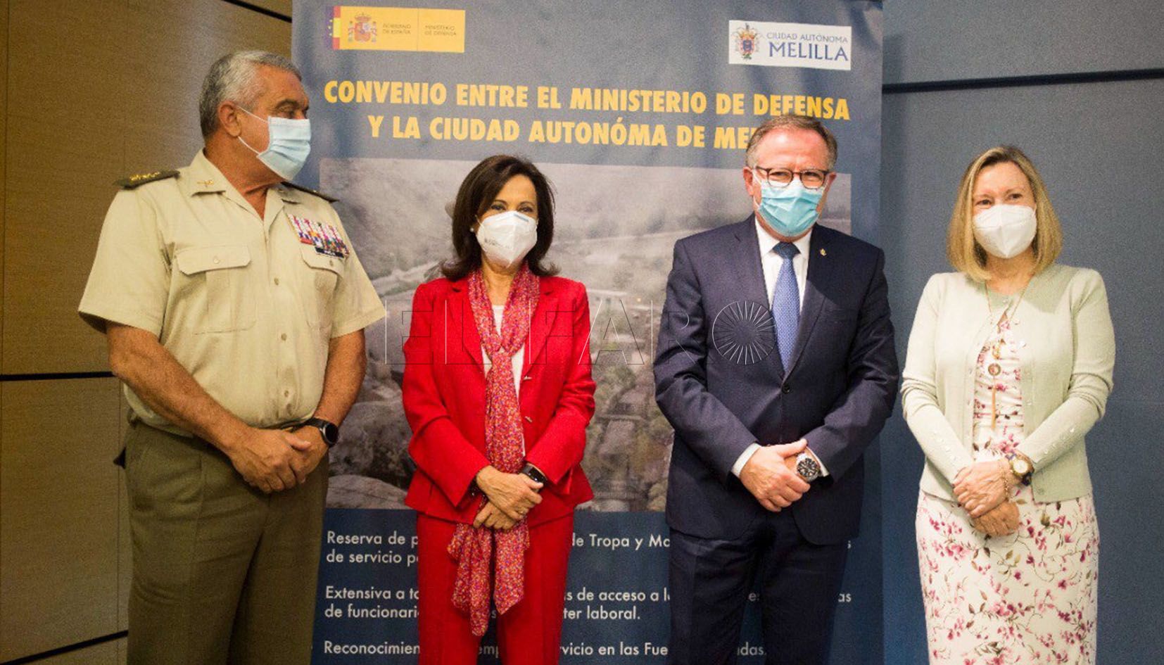 9 Defensa y Melilla acuerdan subir al 15% la reserva de plazas de OPE para militares