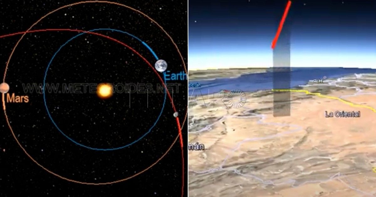 Bola de fuego sobre Marruecos Una bola de fuego sobrevuela Marruecos a 245.000 km/h