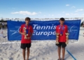 IMG 20210907 WA0045 Plata para Nicolás Volpe en dobles mixto en el Europeo sub-14 de tenis playa