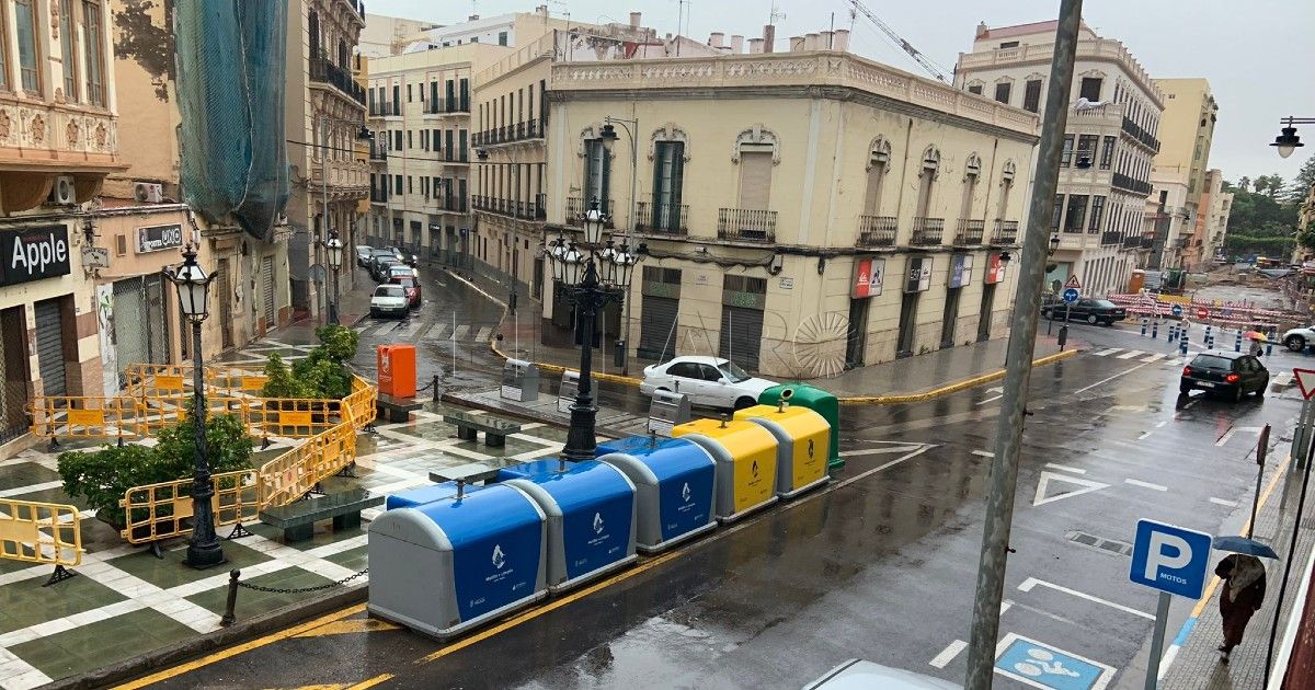 Llueve en Melilla Melilla, en alerta amarilla por lluvias