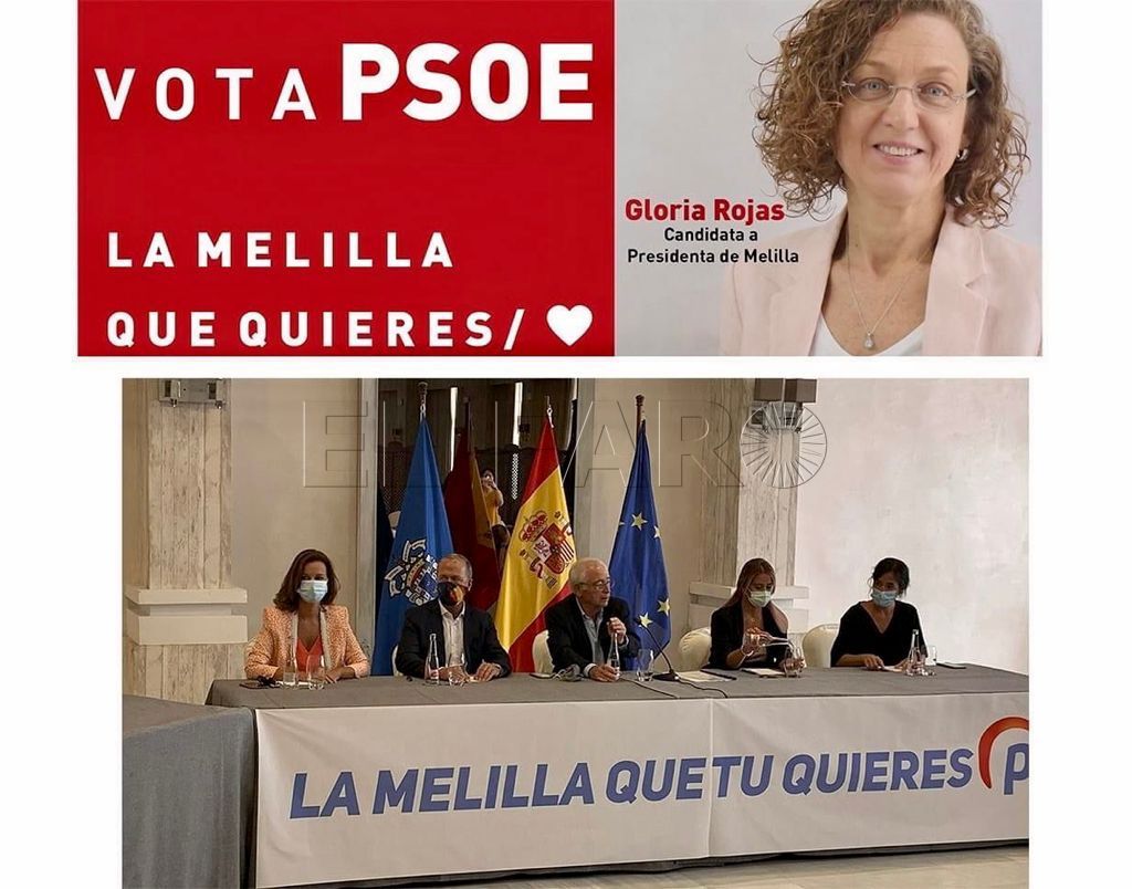 Homenaje del PP de Imbroda al PSOE de Gloria Rojas