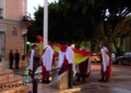 'Canto a la bandera' en la Comandancia General de Melilla