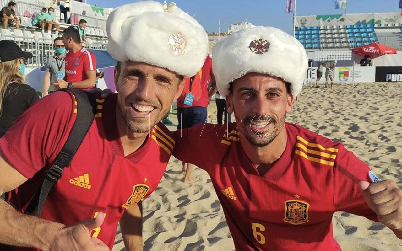 cintas y riduan ushanka España cae en el partido por el bronce en la Euro Beach Soccer de fútbol playa