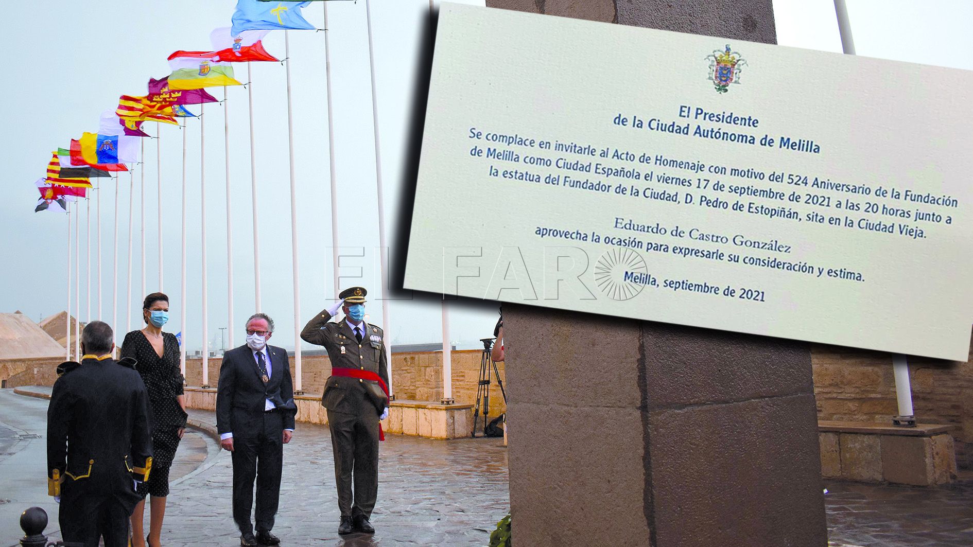 invitacion dia melilla El Gobierno no invitó a los diputados del PP a la ofrenda a Estopiñán y 'reventó' el Día de Melilla