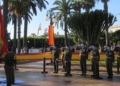 Actos en Melilla por el centenario de la Campaña de 1921: izado de la bandera