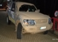 Estado del coche de Javier Burillo tras la prueba Burillo y Casado hacen pódium en el Rally de Guadalajara