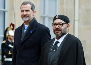 Felipe VI y MOhamed VI Mohamed VI se compromete a trabajar para elevar el nivel de las relaciones con España