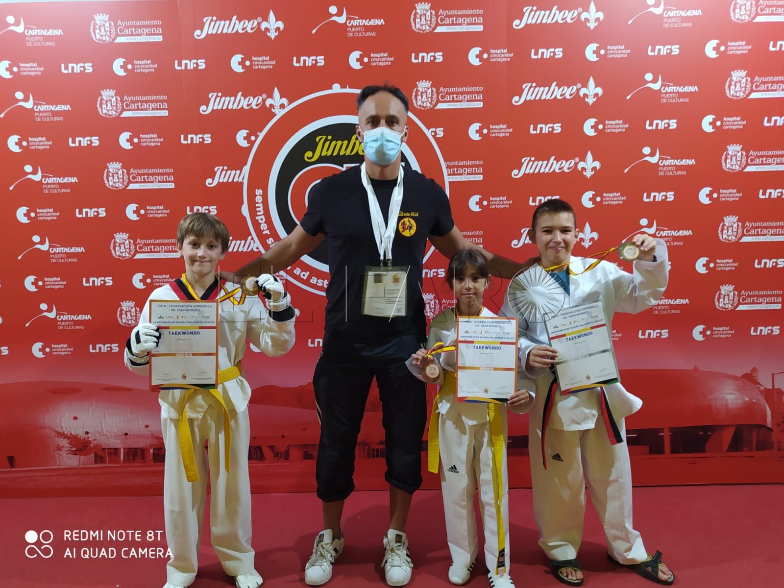 IMG 20211003 WA0005 Tres medallas en el Nacional Precadete que se disputó en Cartagena