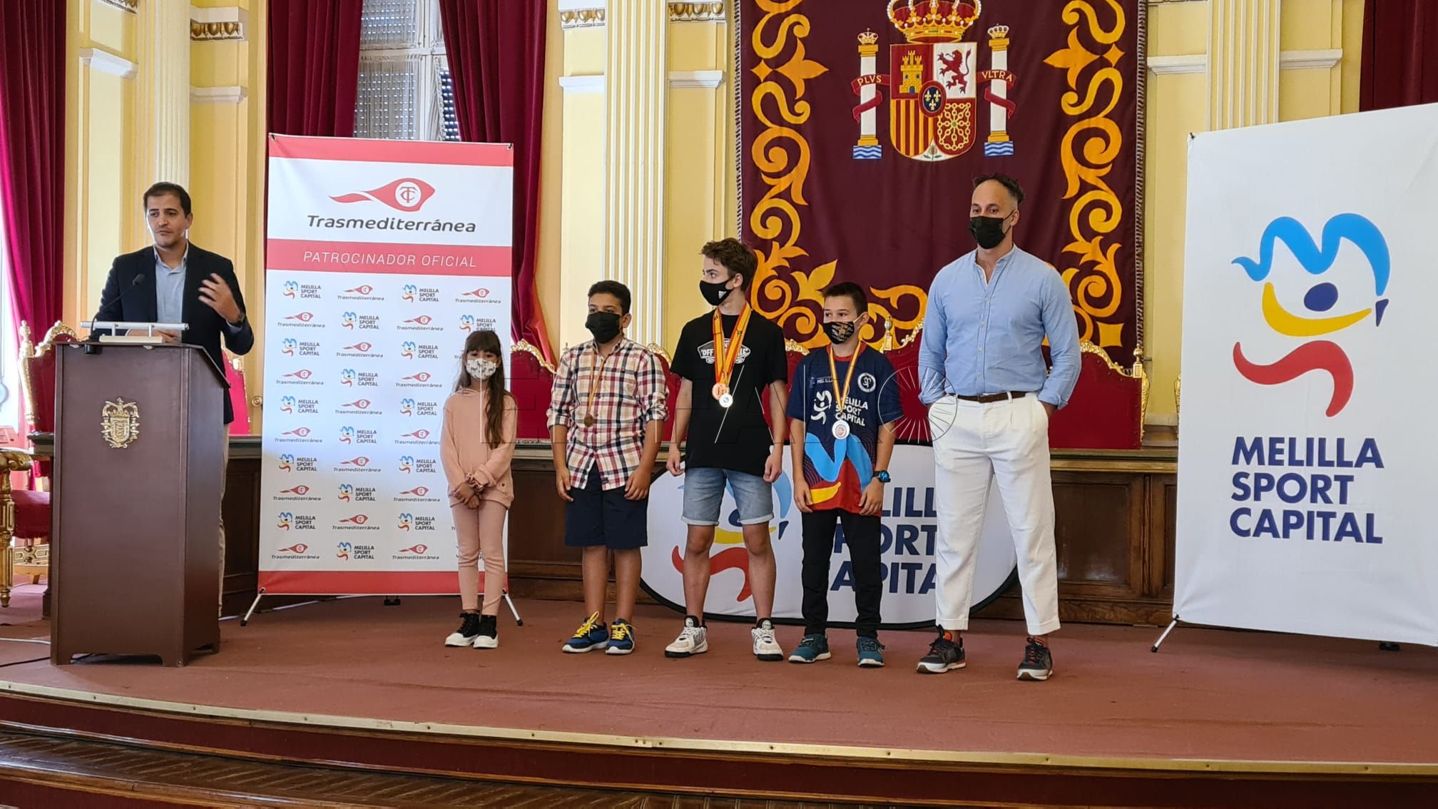 IMG 20211015 WA0016 El taekwondo melillense es reconocido por la Ciudad Autónoma