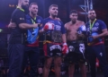 IMG 20211025 WA0015 El melillense Ahmed El Moussaoui se trae el cinturón de una velada francesa K1