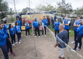 El MSC Voleibol visita el vivero de Guelaya Ecologistas en Acción