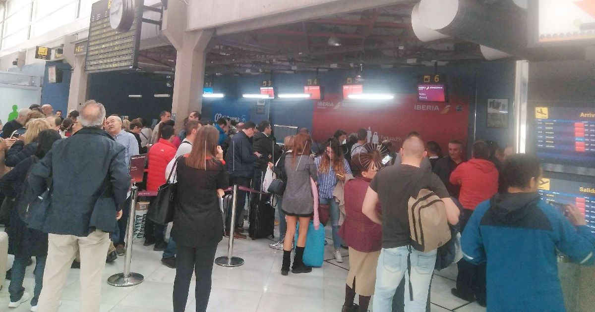 aeropuerto CCOO denuncia la situación de las instalaciones del aeropuerto de Melilla