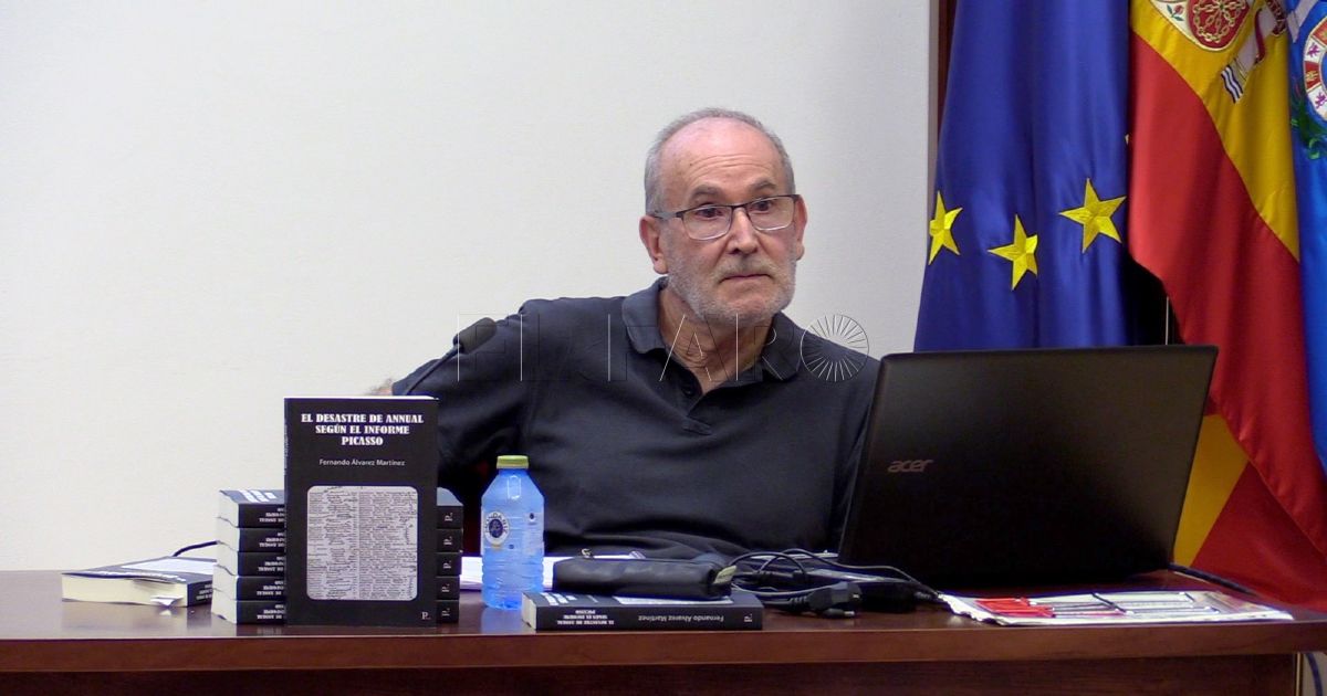 Fernando Álvarez presenta en Melilla "El Desastre de Annual según el informe Picasso"
