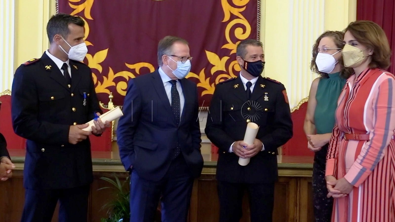 bomberos sargentos melilla Francisco Moreno y Antonio Granados, nuevos sargentos del Cuerpo de Bomberos de Melilla