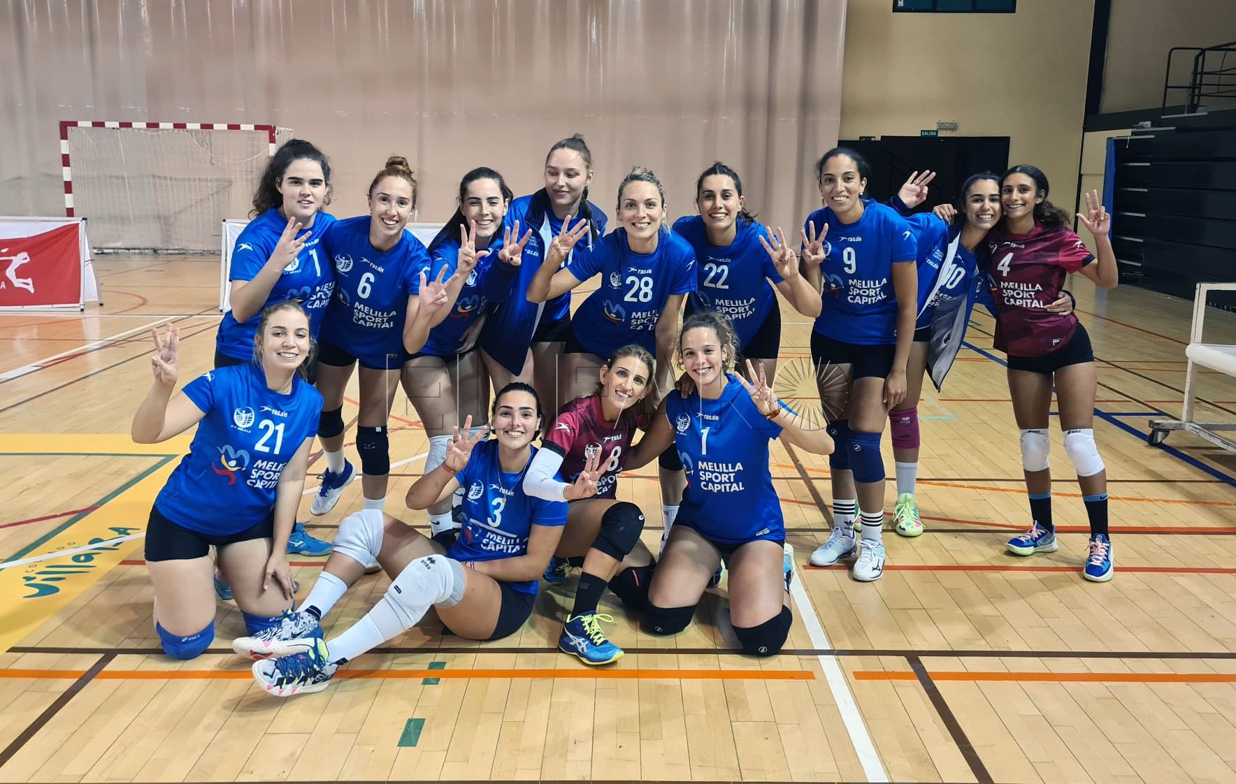 gladiadoras1 1 Melilla-Pizarra, duelo entre los primeros