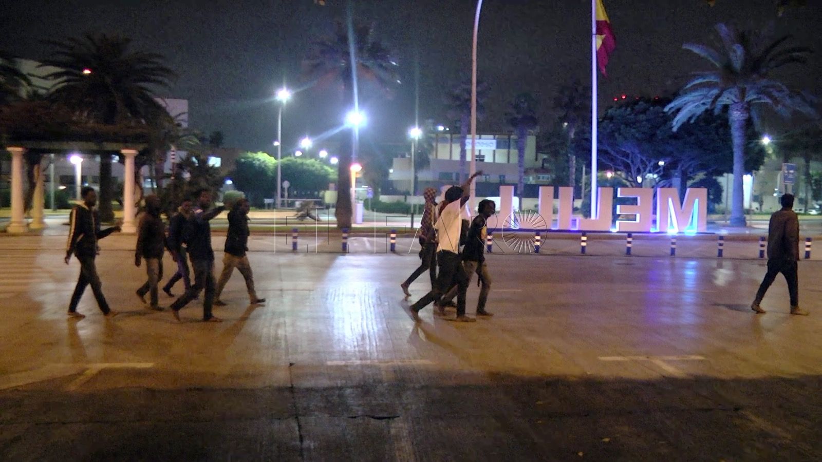 Las entradas irregulares por vía terrestre descienden un 14 por ciento en Melilla respecto a 2020