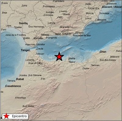 terremoto melilla 291021 Segundo día de terremotos en la misma zona de Alborán y casi a la misma hora