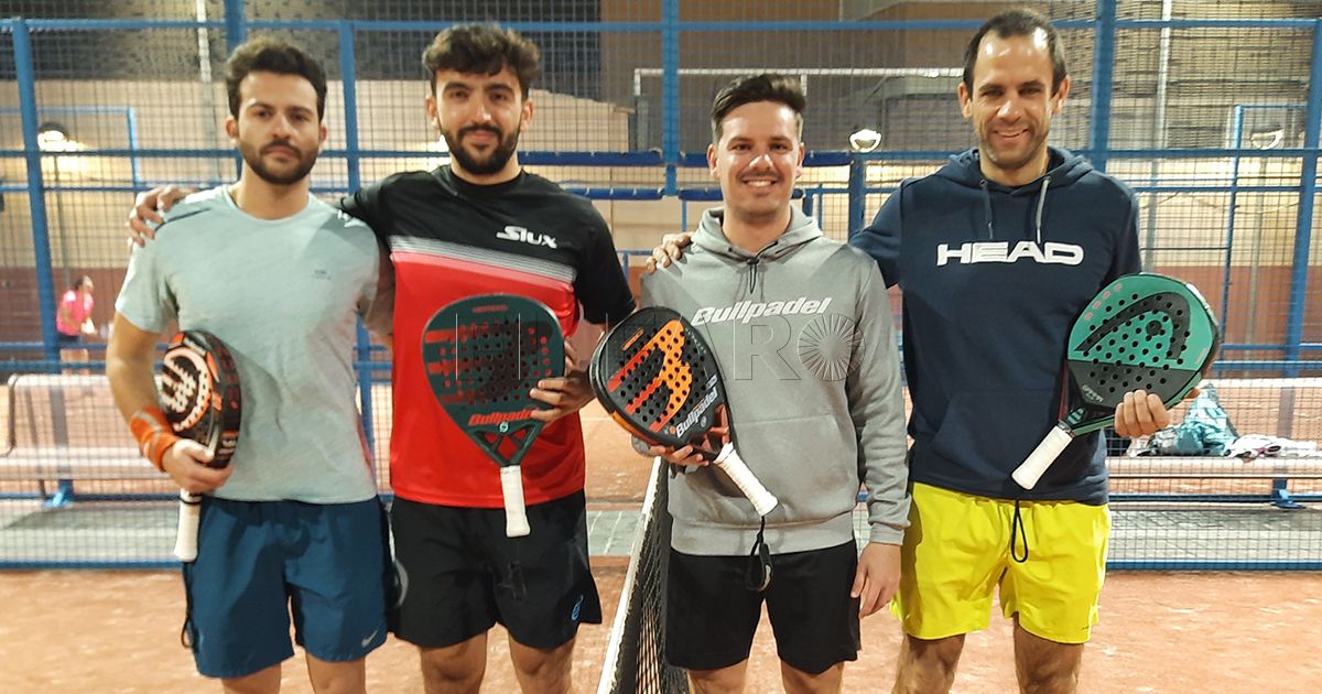 1ª masculina Moya-Aznar y Mizzi-Martínez, ganadores del V Open Absoluto de Melilla de Pádel