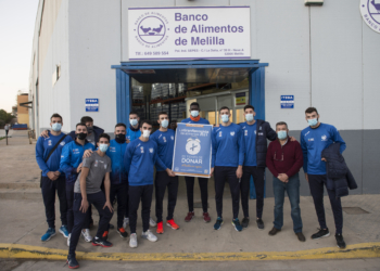 21D 3 Los Gladiadores visitan el Banco de Alimentos y preparan la Gran Recogida
