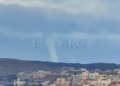 2985e4ff 0e68 4f92 a521 81d18c3f48a5 Una manga marina se forma en el cielo y los Pinares de Rostrogordo amanecen con granizo