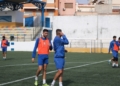 FDR3YwwWEAERVnm La plantilla del Melilla prepara en La Espiguera el partido del domingo en El Ejido