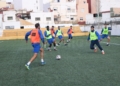 FDR3ZR1XoAc0Fo La plantilla del Melilla prepara en La Espiguera el partido del domingo en El Ejido
