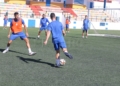 FEaGwjeWYAMz7Cv El Melilla entrena en La Espiguera pensando en Elda