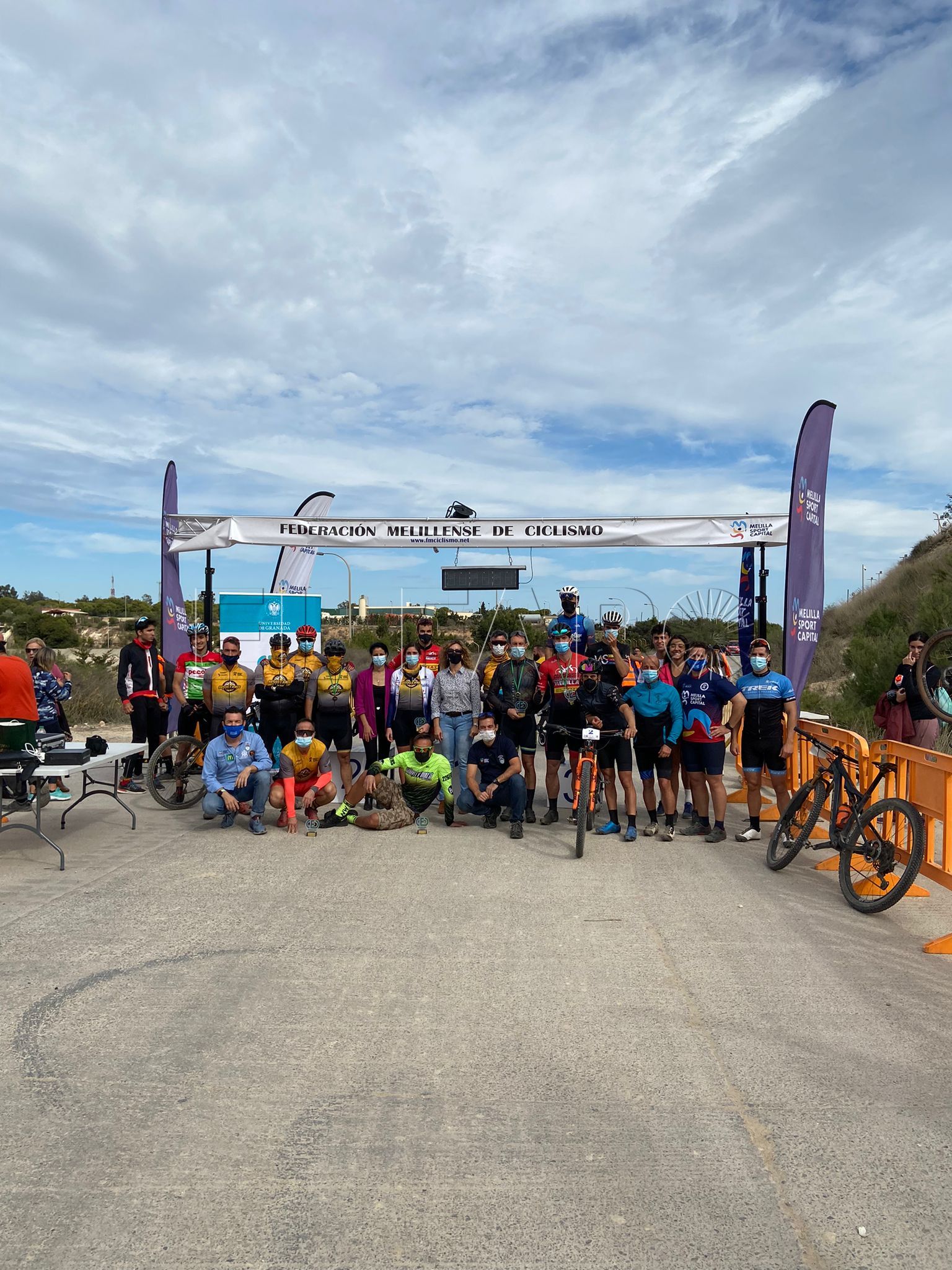 GRUPO Joaquín Nieto	y Lorena Jiménez, ganadores en el Trofeo MTB Facultad de Ciencias de la Educación y del Deporte