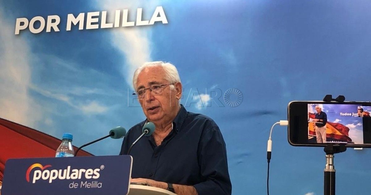 Imbroda Imbroda aboga porque PSOE y PP lleguen a gran pacto de Estado para Melilla y Ceuta
