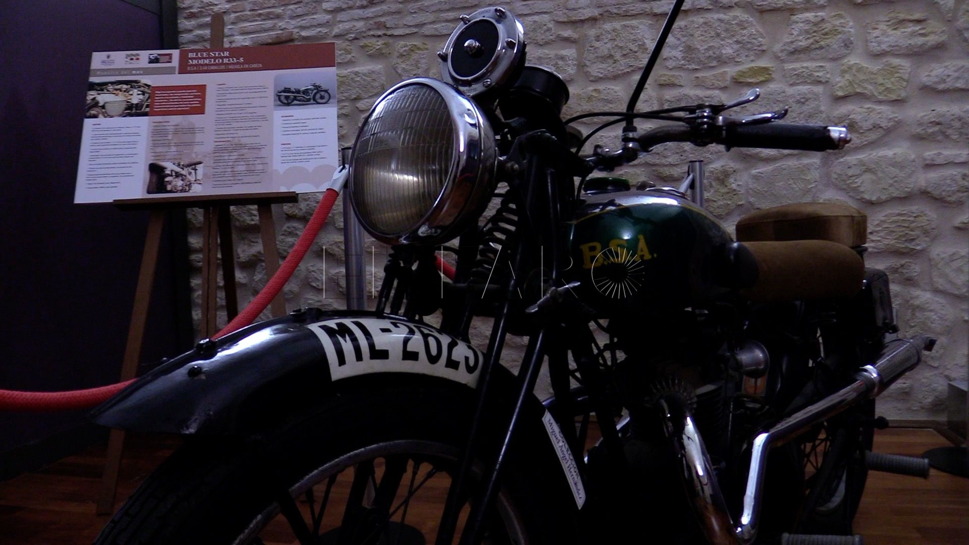 Una moto BSA Blue Star de 1934 muestra del mes de los Museos de Melilla Una moto BSA Blue Star de 1934, muestra del mes de los Museos de Melilla