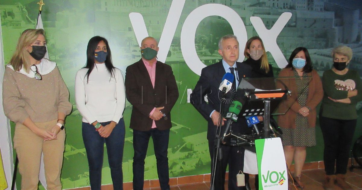 Vox Melilla 1 Vox Melilla arremete contra las inversiones del Gobierno de Sánchez
