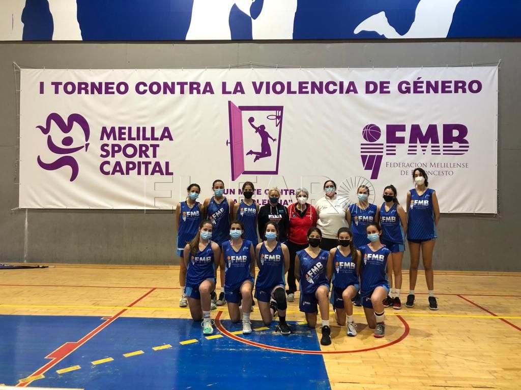 WhatsApp Image 2021 11 28 at 18.31.41 4 Éxito de las I Jornadas del baloncesto melillense contra la Violencia de Género 2021