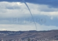 b39307f8 266d 4f46 9bc7 a3cad2f57670 Una manga marina se forma en el cielo y los Pinares de Rostrogordo amanecen con granizo
