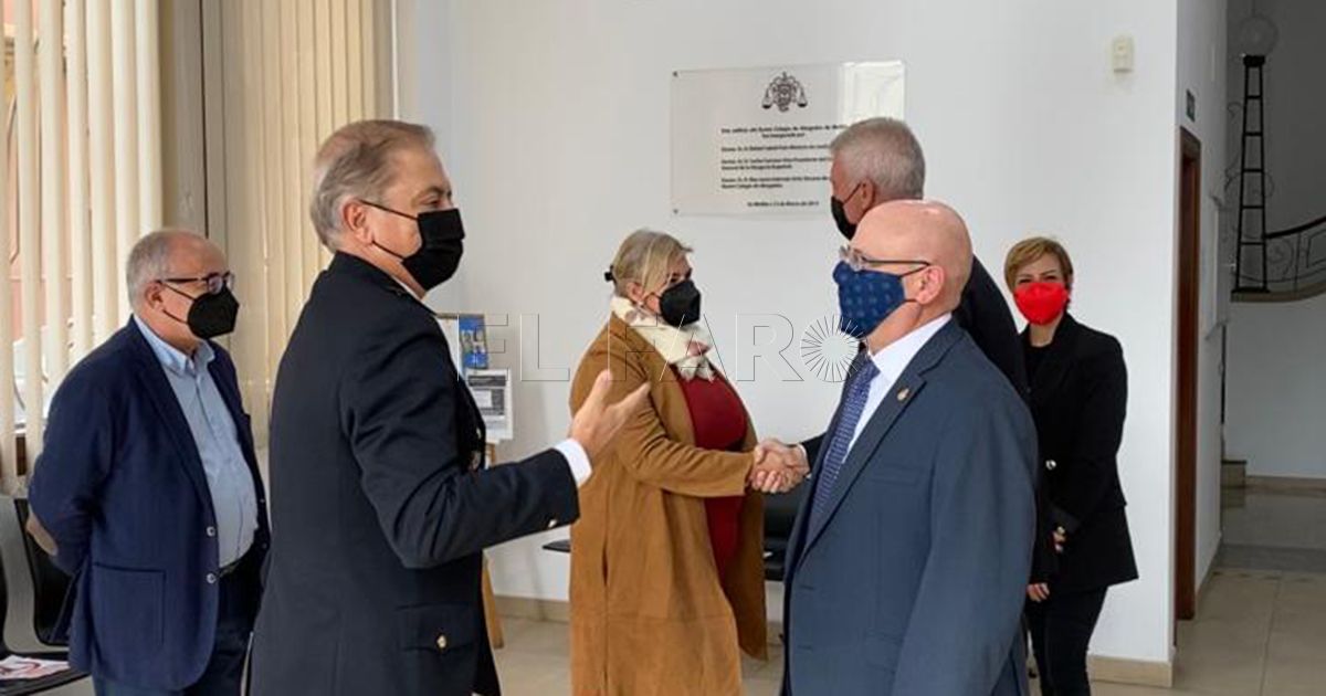 El Colegio de Abogados de Melilla recibe al nuevo jefe de la Policía Nacional