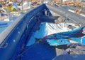 02 Detalle tienda campaña instalada en la embarcación Detenidas dos personas por contrabando en operación de la Guardia Civil