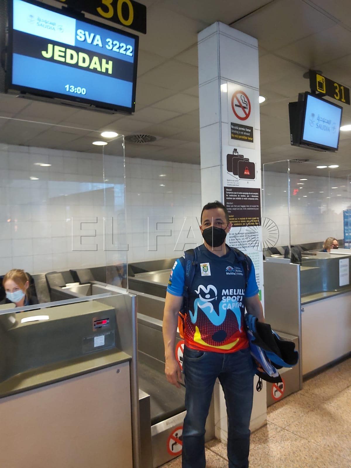 270108870 1104376096972320 1159071271768183272 n El piloto melillense Rachid Al Lal ya se encuentra en tierras saudíes de cara al Dakar 2022