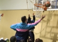3 3 Los jugadores del Melilla Sport Capital Dedovic y Gorgemans visitan el CEIP Anselmo Pardo