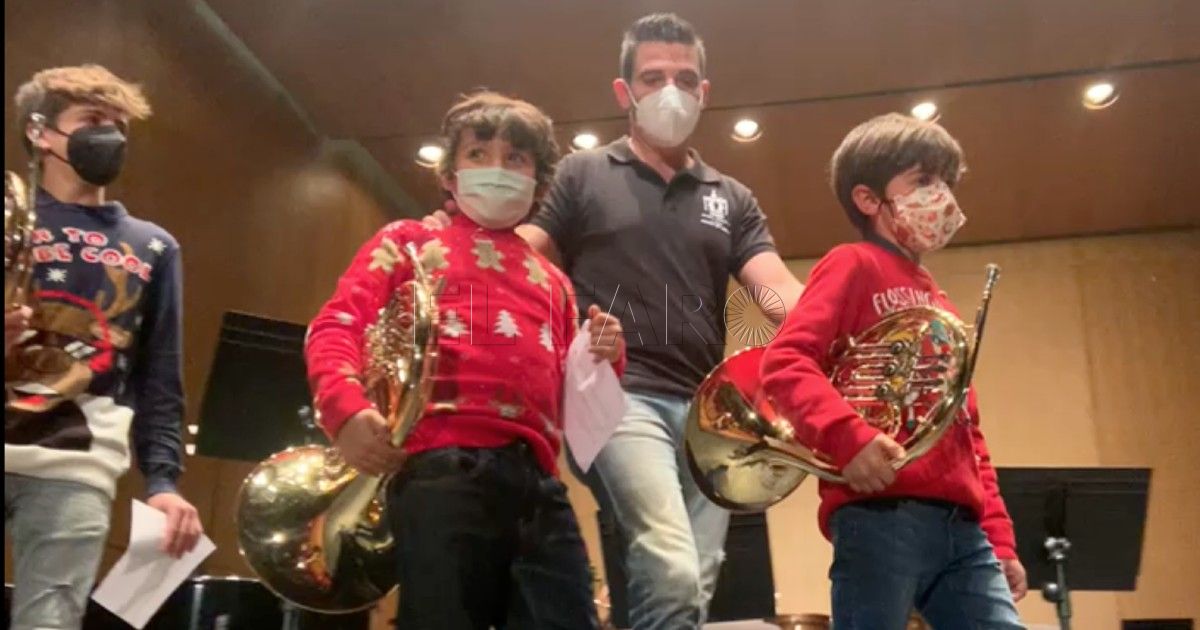 Alumnos de Trompa Alumnos de la Escuela de Música y agrupaciones juveniles de Melilla, en concierto
