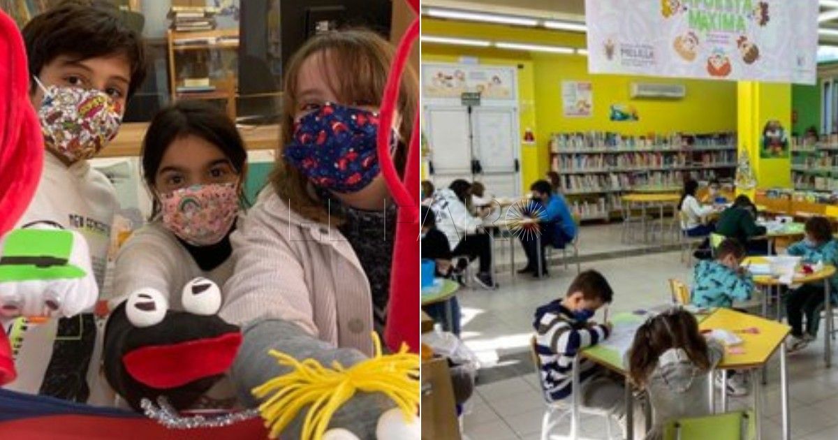 Biblio Exitosa acogida del taller de marionetas en la Biblioteca de Melilla