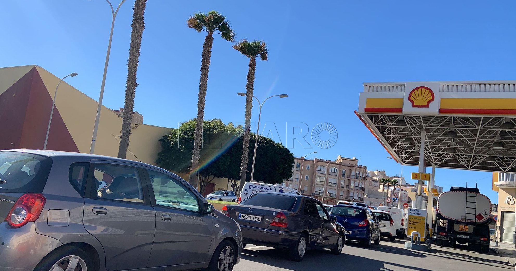 Estaciones de servicio Saturadas en la mañana del viernes estaciones de servicio en Melilla